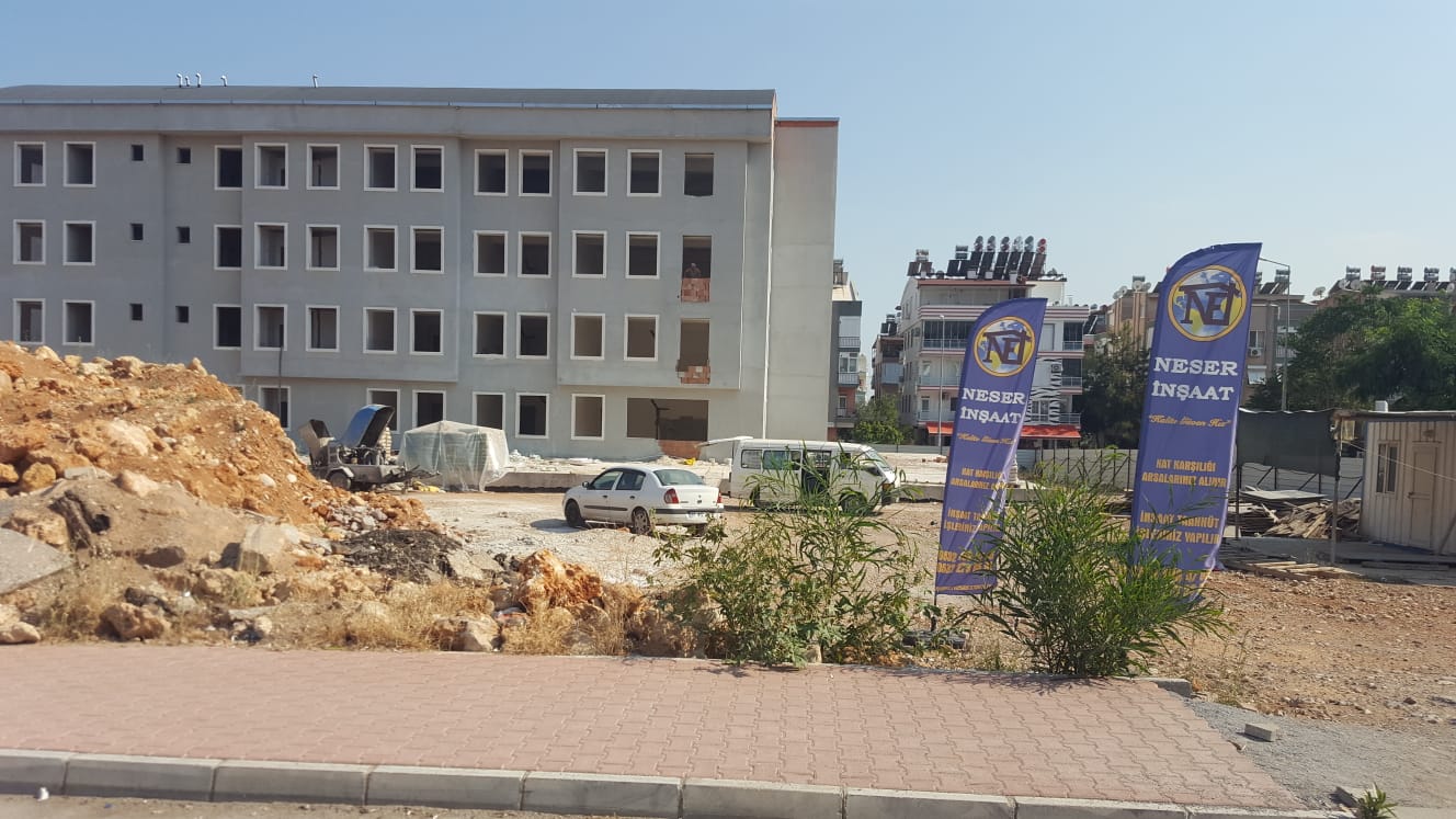 3382 Ada 2 Parsel Şafak Mahallesi Yurt İnşaatı