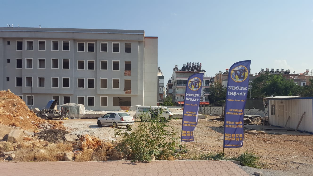 3382 Ada 2 Parsel Şafak Mahallesi Yurt İnşaatı